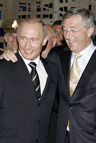 Junker en compagnie de Poutine